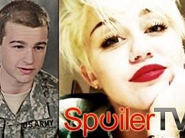 Miley Cyrus w Dwóch i pół jako obiekt zainteresowania dla [spoiler]