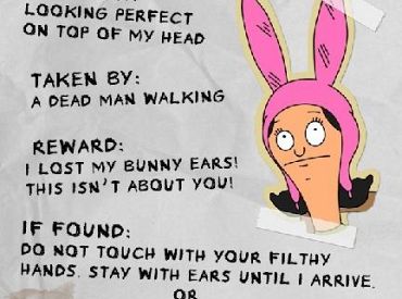 Czy ktoś pożyczył uszy Louise w Bob's Burgers?