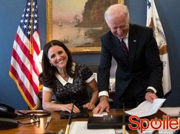 Julia Louis-Dreyfus z Figurantki miała lunch z Joe Bidenem w Białym Domu