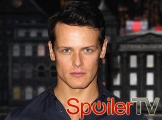 Sam Heughan jako Jamie Fraser w Outlander