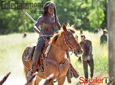Danai Gurira z Żywych trupów o nowym środku transportu Michonne
