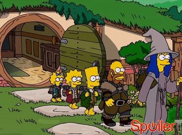 Simpsonowie parodiują Hobbita