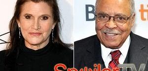 Szczegóły o gościnnym występie Jamesa Earla Jonesa i Carrie Fisher w 