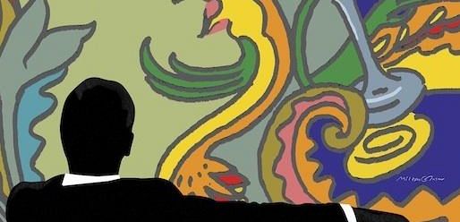 Psychodeliczny plakat 7 sezonu 
