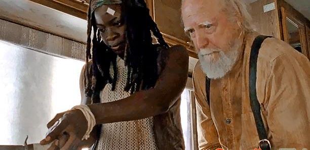 Zobacz usunięta scenę z Hershelem, Michonne i Gubernatorem z 