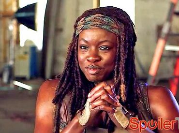Danai Gurira z Żywych trupów o peruce Michonne