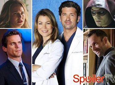 Spoileroza: Chirurdzy, Arrow, Castle, Biały kołnierzyk, Żona idealna, Grimm, Elementary, Nashville i inne