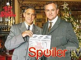 George Clooney wygląda oszałamiająco na planie Downton Abbey