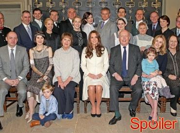 Prawdziwa księżna Kate Middleton odwiedziła fikcyjną szlachtę na planie Downton Abbey