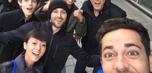 Zachary Levi z „Heroes Reborn” dodaje na Twittera pierwsze zdjęcie obsady