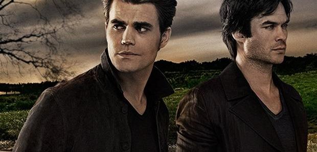 Plakat 7 sezonu „Pamiętników wampirów” wyrzuca Damona i Stefana z Mystic Falls