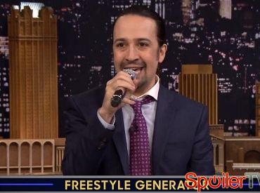 Lin-Manuel Miranda wykonuje frestylowy rap w Tonight Show