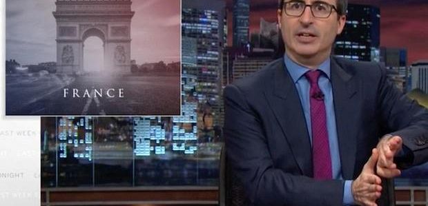 John Oliver mówi dosadnie o paryskich terrorystach w „Last Week Tonight