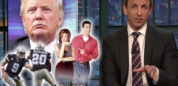 Seth Meyers przygląda się „niebezpiecznej retoryce” Donalda Trumpa