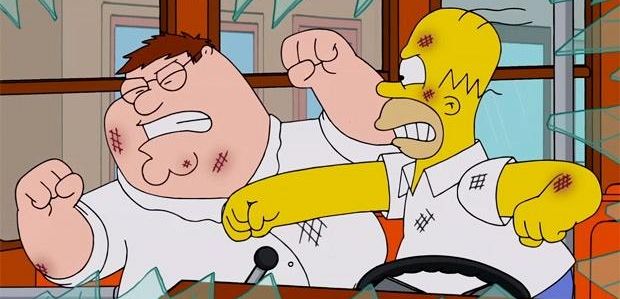 Klip z wydania „Głowy rodziny” na DVD rzuca światło na „rywalizację” serialu z „Simpsonami”
