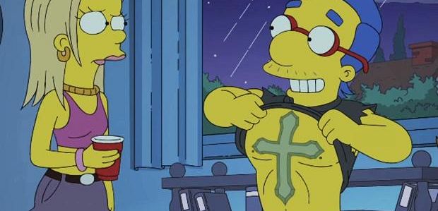 Klip z 27 sezonu „Simpsonów”: Milhouse wykonuje parodię „Boyhood”