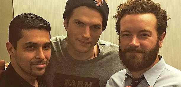 Ashton Kutcher, Danny Masterson i Wilmer Valderrama z 