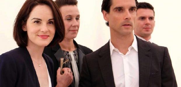 Michelle Dockery upamiętniła swojego narzeczonego w trakcie pogrzebu