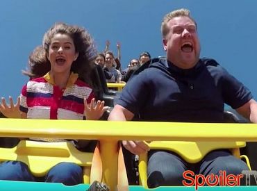 Selena Gomez zaniera Jamesa Cordena na rollecoaster w czasie „Carpool Karaoke