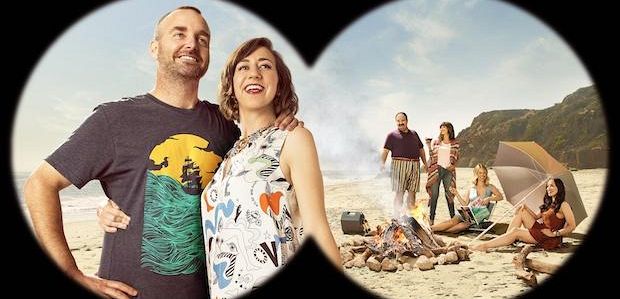 Tajemnicy celownik na zdjęciu obsady 3 sezonu „Last Man on Earth”