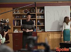 Glee: 4x13 Diva - zdjęcia zza kulis