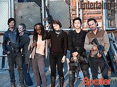 Żywe trupy: 3x16 Welcome to the Tombs - zdjęcia z planu