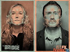 Plakaty promocyjne 1 sezonu serialu The Bridge