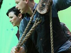 Once Upon a Time: 3x01 The Heart of the Truest Believer - zdjęcia z planu
