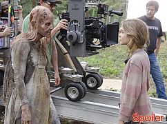 Żywe trupy: 4x14 The Grove - zdjęcia z planu