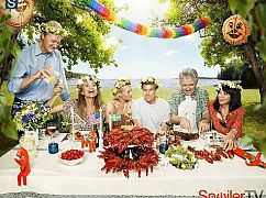 Zdjęcia promocyjne obsady 1 sezonu Welcome to Sweden