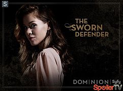 Plakaty promocyjne postaci 1 sezonu serialu Dominion
