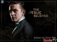 Plakaty promocyjne postaci 1 sezonu serialu Dominion