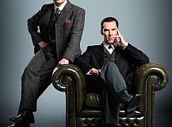 Zdjęcia promocyjne obsady z specjalnego odcinka The Abominable Bride