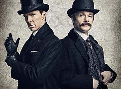 Zdjęcia promocyjne obsady z specjalnego odcinka The Abominable Bride