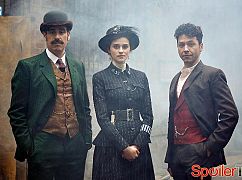 Zdjęcia promocyjne obsady 1 sezonu serialu Houdini and Doyle