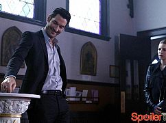 Lucifer: 1x09 A Priest Walks into a Bar - zdjęcia promocyjne