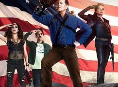 Plakaty promocyjne 2 sezonu serialu Ash Vs. Evil Dead