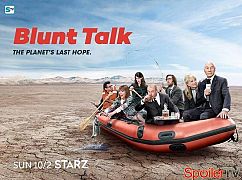 Plakaty promocyjne 2 sezonu serialu Blunt Talk
