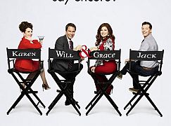 Plakaty promocyjne 9 sezonu serialu Will & Grace