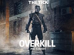 Plakaty promocyjne postaci 1 sezonu serialu „The Tick”